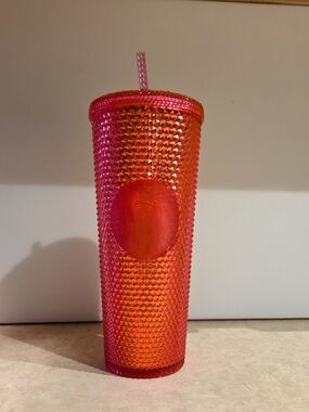 Starbucks Hot Pink Studded Tumbler